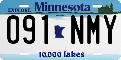 MN license plate 091NMY