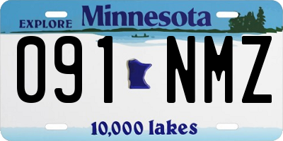 MN license plate 091NMZ