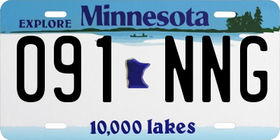 MN license plate 091NNG