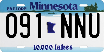 MN license plate 091NNU