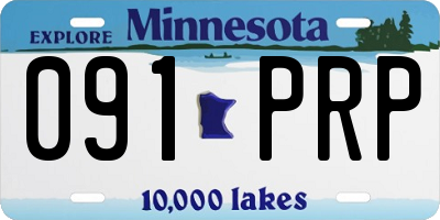 MN license plate 091PRP