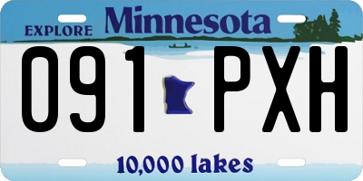 MN license plate 091PXH