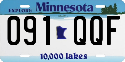 MN license plate 091QQF