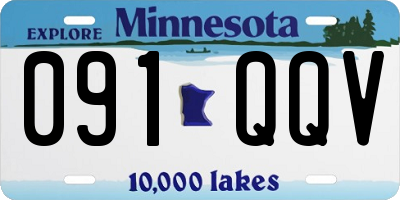 MN license plate 091QQV