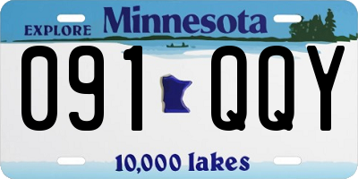 MN license plate 091QQY