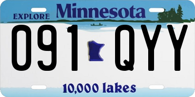 MN license plate 091QYY