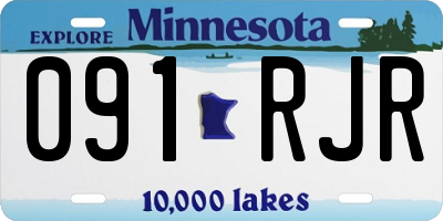 MN license plate 091RJR