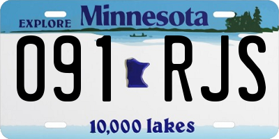 MN license plate 091RJS