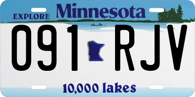 MN license plate 091RJV