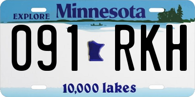 MN license plate 091RKH