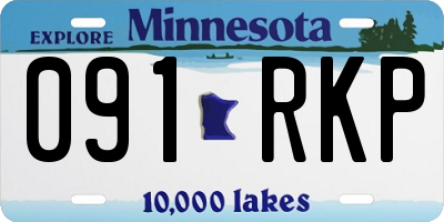 MN license plate 091RKP