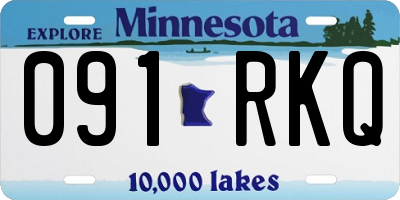 MN license plate 091RKQ