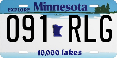 MN license plate 091RLG