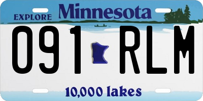 MN license plate 091RLM