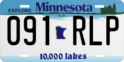 MN license plate 091RLP