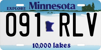 MN license plate 091RLV