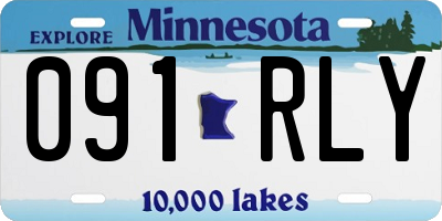 MN license plate 091RLY