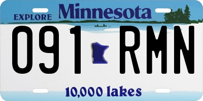 MN license plate 091RMN