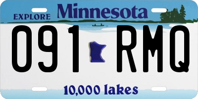 MN license plate 091RMQ