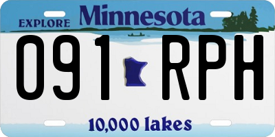 MN license plate 091RPH