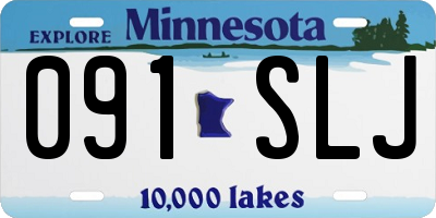MN license plate 091SLJ