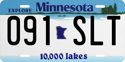 MN license plate 091SLT