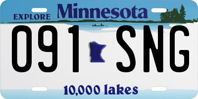 MN license plate 091SNG