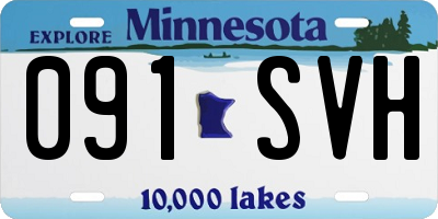 MN license plate 091SVH