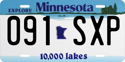 MN license plate 091SXP