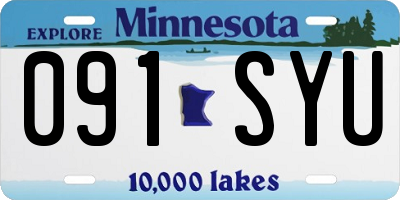 MN license plate 091SYU