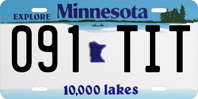 MN license plate 091TIT