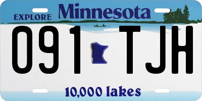 MN license plate 091TJH