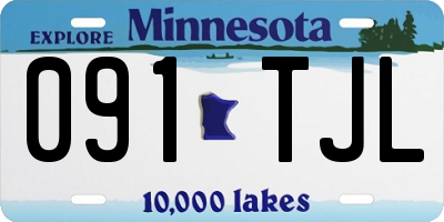 MN license plate 091TJL