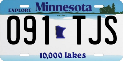 MN license plate 091TJS