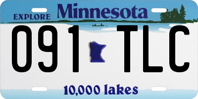 MN license plate 091TLC