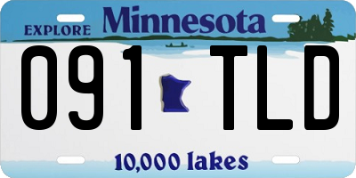 MN license plate 091TLD