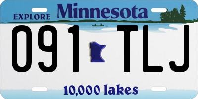 MN license plate 091TLJ