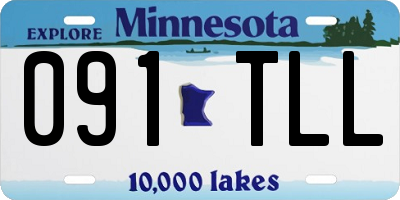 MN license plate 091TLL