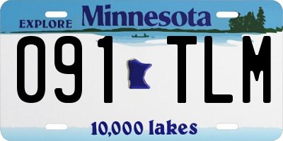 MN license plate 091TLM