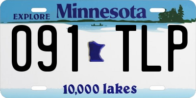 MN license plate 091TLP
