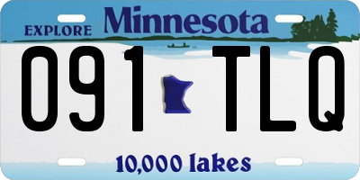 MN license plate 091TLQ