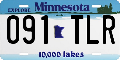 MN license plate 091TLR
