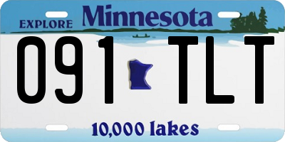 MN license plate 091TLT