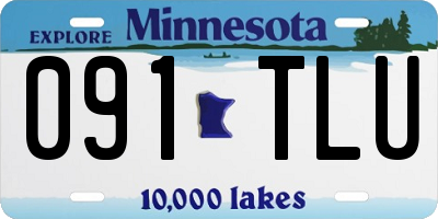 MN license plate 091TLU