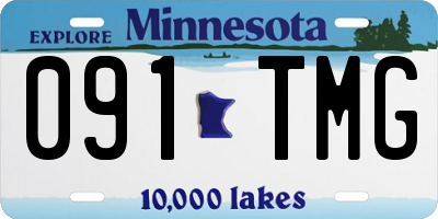 MN license plate 091TMG