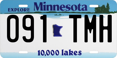 MN license plate 091TMH