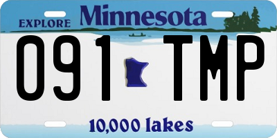 MN license plate 091TMP