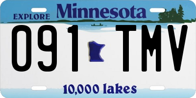 MN license plate 091TMV