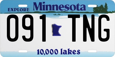 MN license plate 091TNG