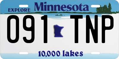 MN license plate 091TNP